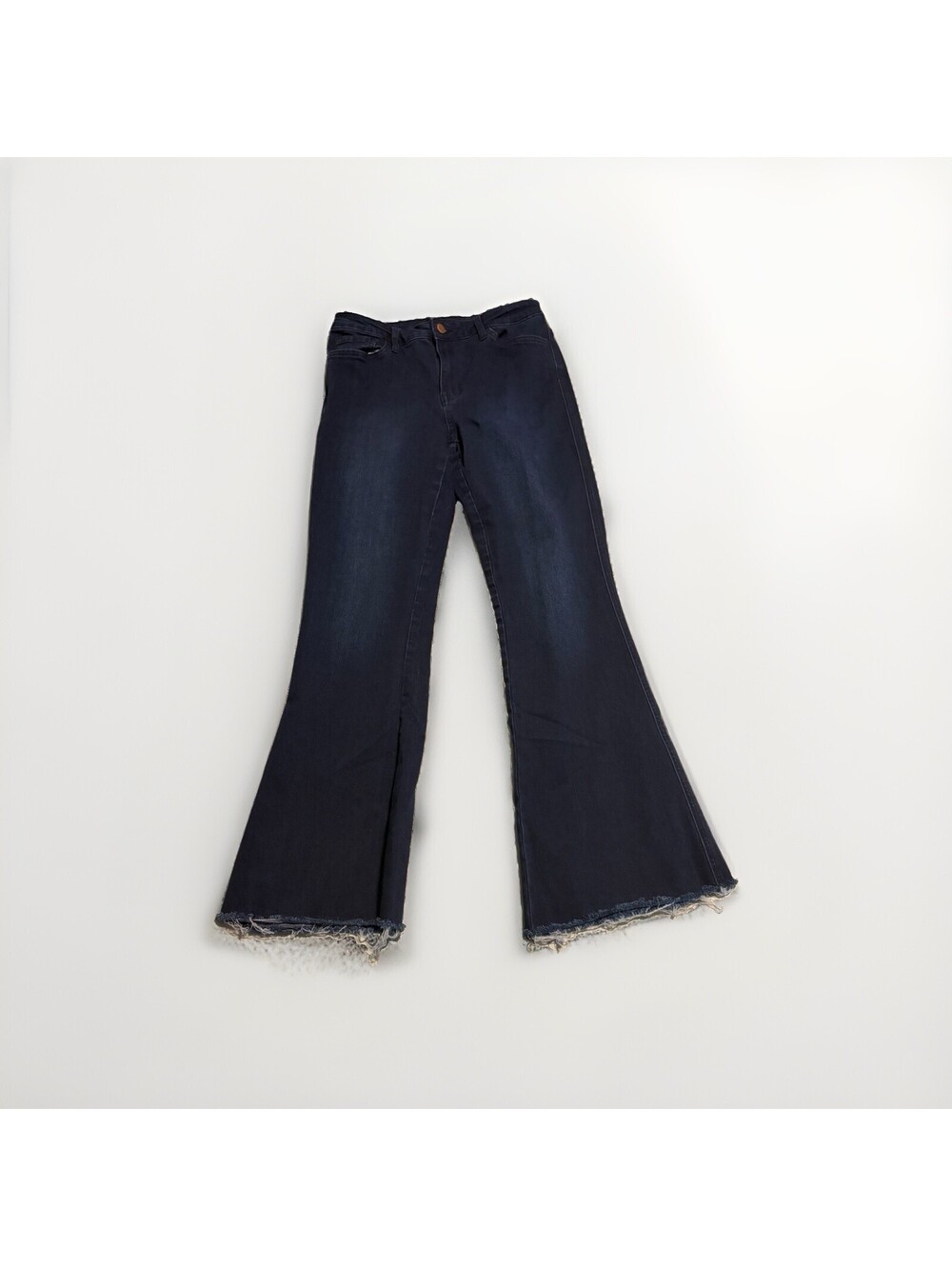 Flying Monkey Jeans Womens 28 Blue High Rise Super Flare Bell Bottom